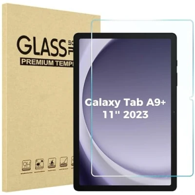 Image of ProCase 1 Pack Screen Protector for Galaxy Tab A9 Plus 11 Inch 2023, Tempered Glass Film Guard 11&quot; A9+ Tablet (SM X210/X215/X216/X218)