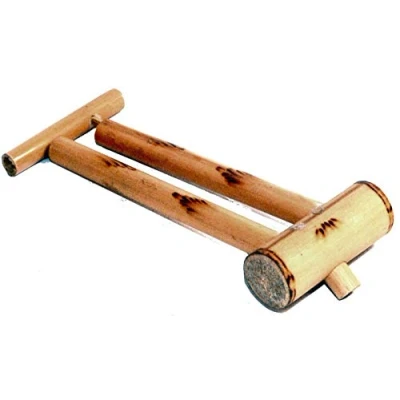Image of Terrapin Trading Fair Trade Bamboo Double Slide Whistle Flute Peluit Indonesian Asian Balinese Bali