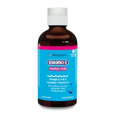 Image of Eskimo 3 Healthy Kids Fish Oil (Tutti Frutti) 210ml Metagenics