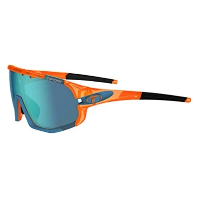 Image of Tifosi Sledge Interchangeable Clarion Lens Sunglasses, Crystal Orange, L XL