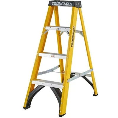 Image of 3 Tread Catwalk S400 Fibreglass Step Ladder