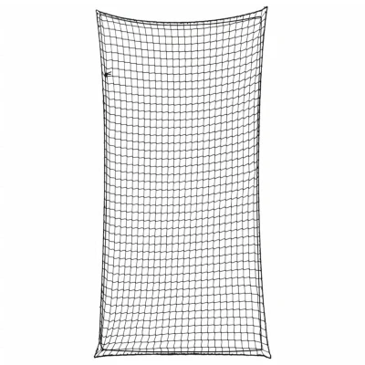 Image of vidaXL Trailer Net with Elastic Rope Black 6x3 m PP