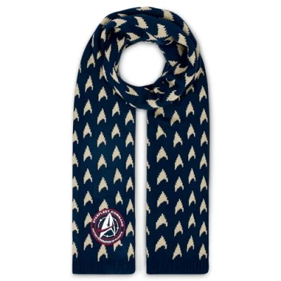 Image of Star Trek Discovery: Starfleet Academy Insignia Scarf Official Clothing Uniform Command Merchandise