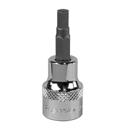 Image of Sealey Premier Hex Socket Bit 5mm 3/8&quot;Sq Drive