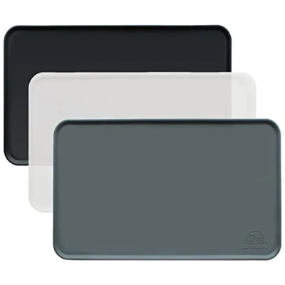 Image of KaraLuna Basic Silicone Bowl Mat (grey, Small)