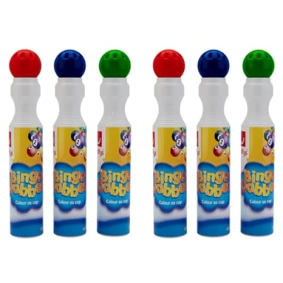 Image of 36 x 43ml Bingo Dabbers Dauber Markers Mixed Colours Pack