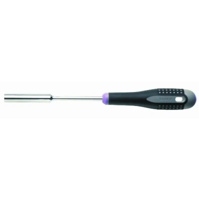 Image of Bahco BE 7806 Nut Driver with &quot;Ergo&quot; Handle/Long Bore, Multi Colour, 6 mm