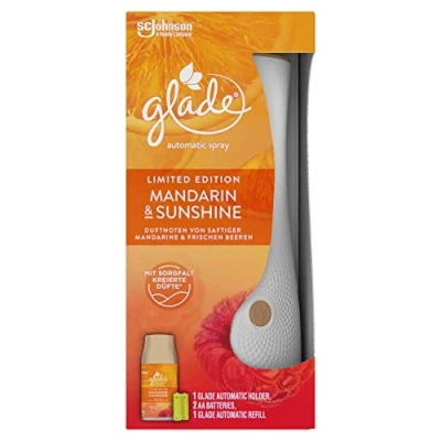 Image of Glade (Breeze) Automatic Spray, Room Fragrance, Holder Including 1 Refill, Mandarin &amp; Sunshine, Pack of (1 x 269 ml)