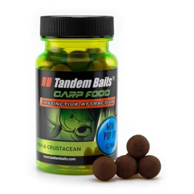 Image of Tandem Baits Carp Food Perfection Mini Pop Up Fish &amp; Crustancean Fishing Ups 12 mm Bait Accessories for Monster