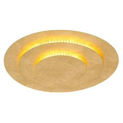 Image of Globo Heda LED ceiling light, Ø 35 cm, gold coloured, metal