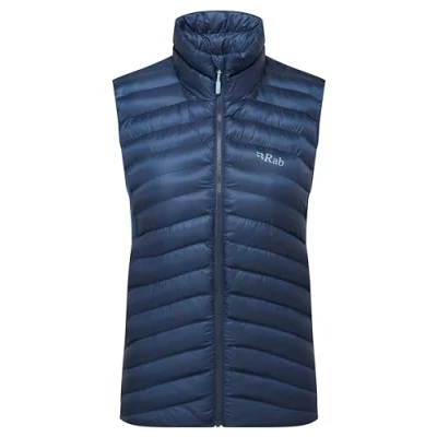 Image of Rab Women&#039;s Cirrus Flex Vest Lightweight Insulated Gilet for Trekking, Skiing, &amp; Climbing Tempest Blue Small
