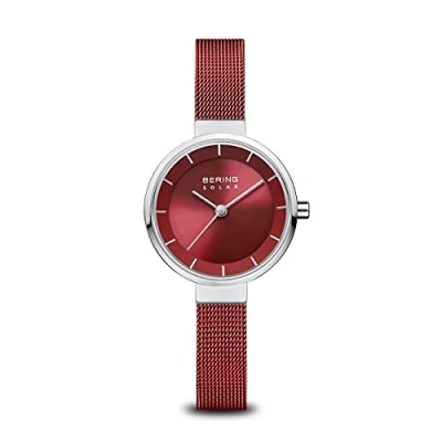 Image of BERING Women Analog Solar Collection Watch with stainless steel Strap and Sapphire Crystal 14627 303