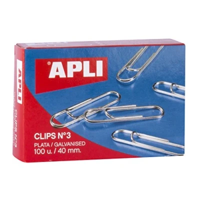 Image of APLI 11715 Galvanised Clips No. 3 40 mm 100 Units