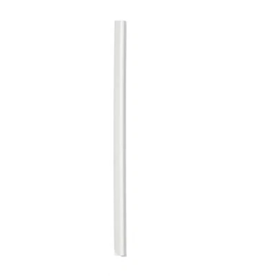 Image of Durable Spine Bar A4 3 mm White Pack of 50 Pieces Ideal for Binding UnPunched Documents In Seconds Holds Up To 30 Sheets