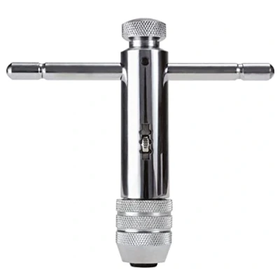 Image of Ruko Steel Tap Wrench with Ratchet, Bright Finish, M 5 12 Nominal Thread Size, Size 2, 100.0 mm Length, R241002