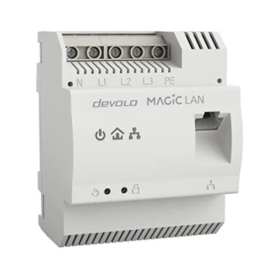 Image of devolo 8528 Magic 2 2400 LAN DINrail, Powerline DIN rail Adapter (optimum Internet coverage via power line, up to 2400Mbps, fast from distribution box, G.hn technology) Installer required