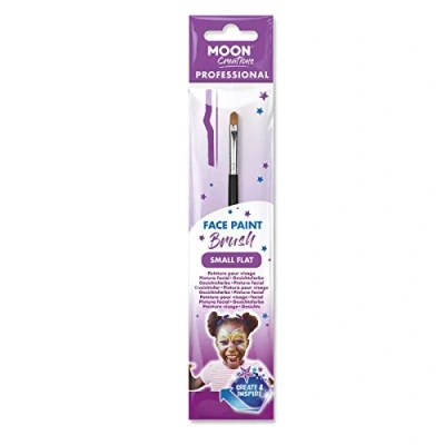 Image of Face Paint Brushes by Moon Creations (Small Flat Professional)
