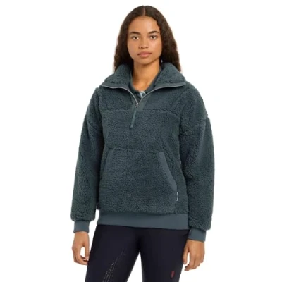 Image of LeMieux Tara Teddy Womens Fleece Jacket Petrol 10