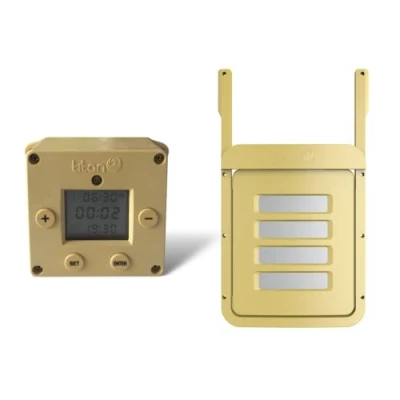 Image of Titan Incubators CUBE Chicken Coop Door Opener with Light Sensor and Timer PLUS Automatic Locking