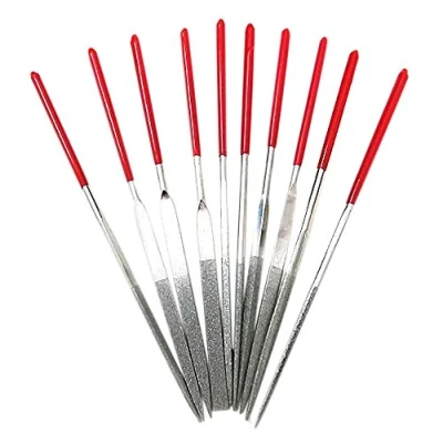 Image of Diamond Needle File Files Coated Riffler Set Jewelry Filing Cutting Carbide Watch Repair Tools