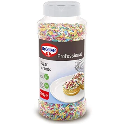 Image of Dr Oetker Professional Coloured Sugar Strands 6x700g