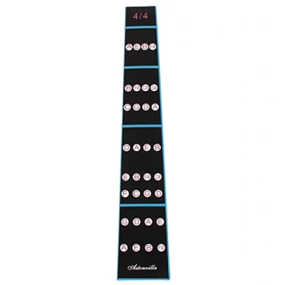 Image of 4/4 Violin Fingerboard Sticker,Removable Note Sticker Fiddle Finger Fretboard for Beginners Practice, Playing Accessories