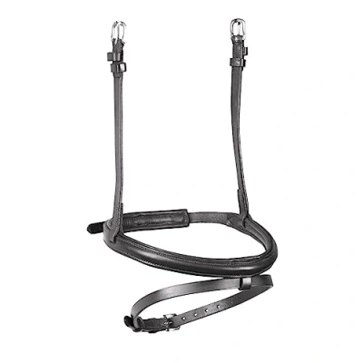 Image of Shires Velociti Rapida Padded Raised Flash Noseband (Pony, Black)