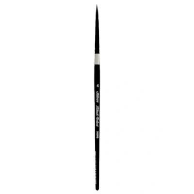Image of Silver Brush Limited 3000S4 Black Velvet Round for Watercolour, Size 4, Short Handle