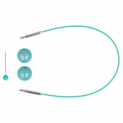Image of KnitPro Swivel 360 Inter. Cable for 40cm Needle 3pcs