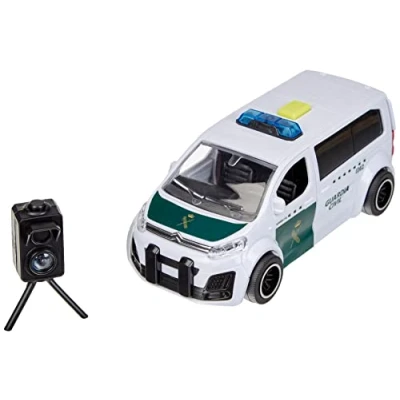 Image of DICKIE Guardia Civil Van Citroen with Radar 15 cm 1153020 Toy Vehicle Function, White/Green