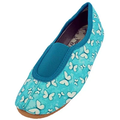 Image of Beck Girl&#039;s Trendy Gymnastics Shoes, Turquoise, 5 UK Child