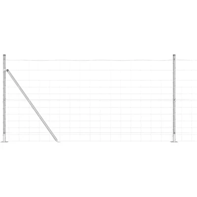 Image of Field Fence 1.2x25 m Galvanised Steel Vidaxl