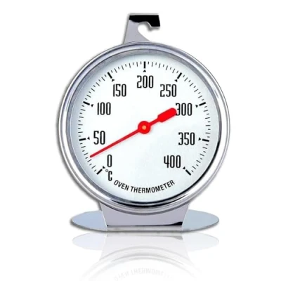 Image of Dial Oven Thermometer,Kitchen Digital Thermometer Stainless Steel Stand Up Cooking Temperature Gauges for Home Kitchen BBQ Baking