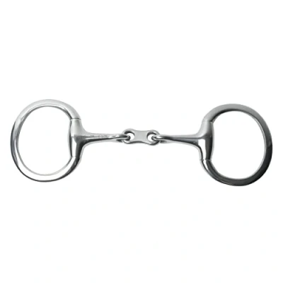Image of Korsteel Stainless Steel French Link Eggbutt Snaffle Bit, 5&quot;