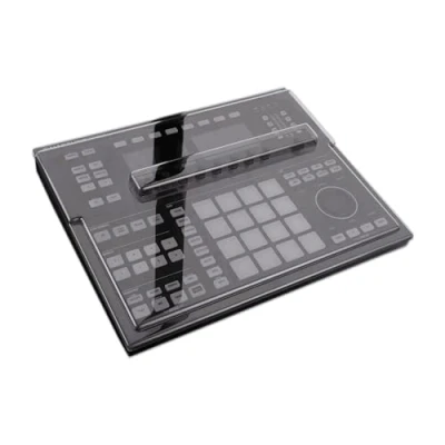 Image of Decksaver Cover for Native Instruments Maschine Studio Super Durable Polycarbonate Protective lid in Smoked Clear Colour, Made The UK