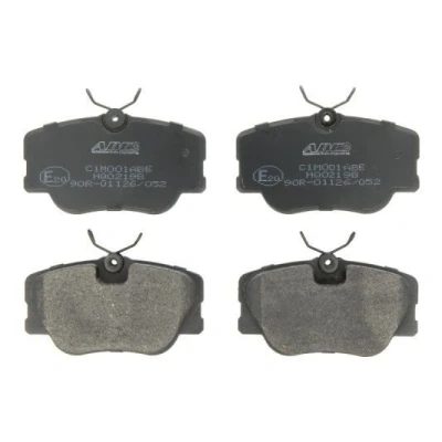 Image of 0004200720, 0004209920, 0014200720, 0024209920, A0004200720 Brake pad set ABE C1M001ABE Front Axle excl. wear warning contact MERCEDES BENZ: 190