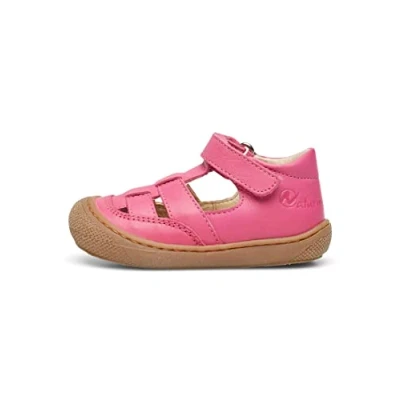 Image of Naturino Baby Girls WAD First Steps Sandals, Pink, 6 UK Child
