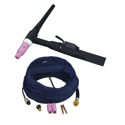 Image of RIVERWELD WP 17 SR 150Amp Air Cooled Tig Welding Torch Complete Cowboy Cover 3.8 Meters