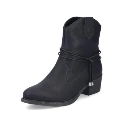 Image of Rieker Women&#039;s Classic Ankle Boots 73158, Boots, Black 00, 5 UK