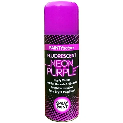 Image of Fluorescent Neon Purple Paint Spray 200 Millilitres