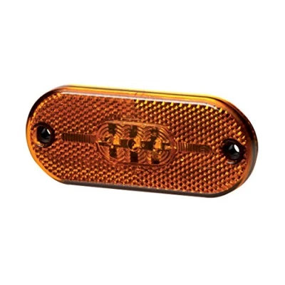 Image of E414802 Side Marker Light HELLA 2PS 357 009 101 LED Left, Right 24V Screw Connection, mounting VALUEFIT