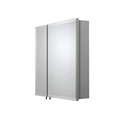 Image of Croydex WC102122 Wellington Double Door Bi View Steel Cabinet with Hang N Lock Fixing System, White