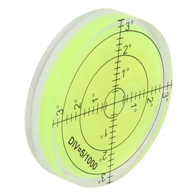 Image of Small Level Bubble,Round Bubble with Scale Measuring Tool for Camera Platform Balance 2.4x2.4x0.5inch,Levels
