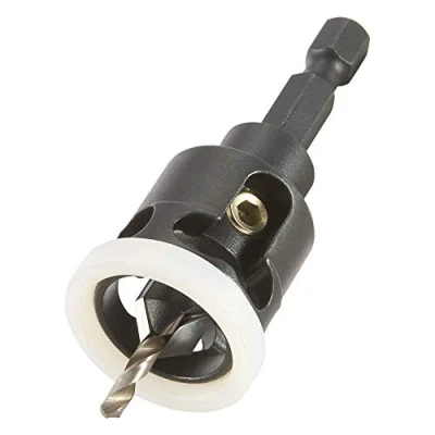 Image of Trend Snappy TC No. 8 Drill Countersink with Non Marring Depth Stop &amp; 2.75 HSS Drill, Quick Release System, SNAP/CSDS/8TC, Silver