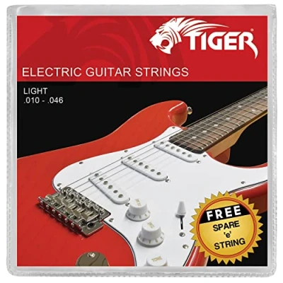 Image of Tiger Electric Guitar Strings Light 0.010 0.046