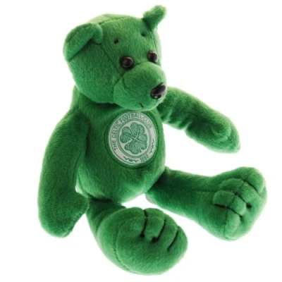 Image of OFFICIAL CELTIC FC CRESTED BEANIE BEAR TOY MASCOT