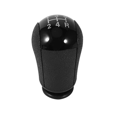 Image of VGEBY Car Shift Knob, Manual 5 Speed Gear Knob (Color : Black)