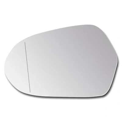 Image of SENZEAL Wing Mirror Glass Heated Left with Backing Plate for Audi A6 2011 2012 2013 2014 2015 2016 2017 2018 Passenger Side 4G0857535 (Left)