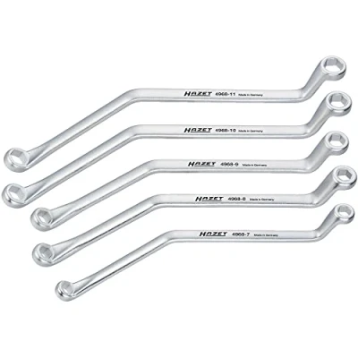 Image of HAZET 4968/5 Hexagon Profile Brake Bleeding Wrench Set Multi Colour