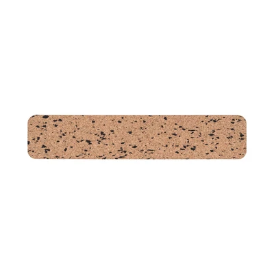 Image of Bi Office Eco Frameless Cork Board, Double Sided and with Black EVA, Strip 50 x 10 cm
